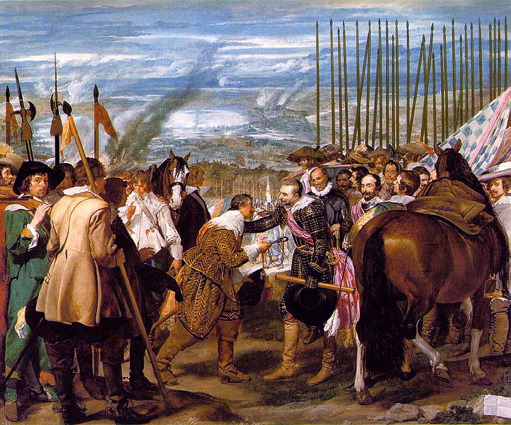 The Surrender of Breda,  1625, June 5 (Diego Velazquez) (1599-1660) Museo Nacional del Prado, Madrid, P001172